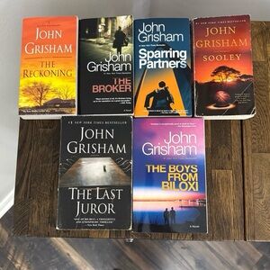 John Grisham paperback book lot